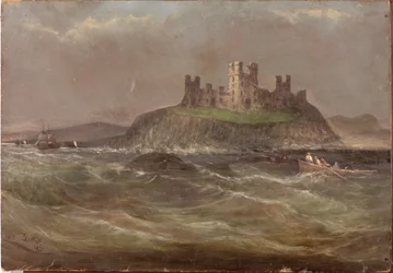 Coastal Scene with Castle